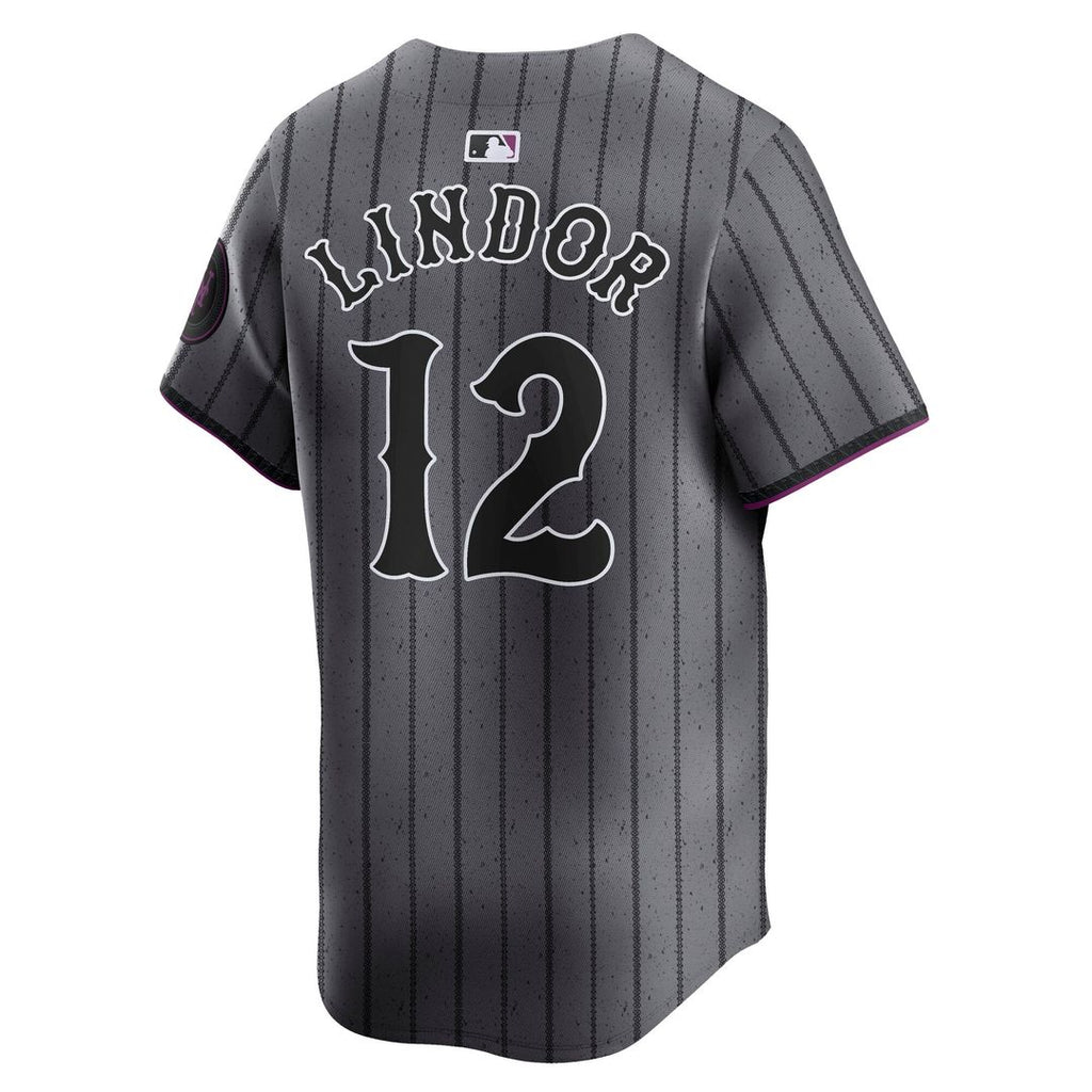 Men's New York Mets Francisco Lindor Gray City Connect Player Jersey