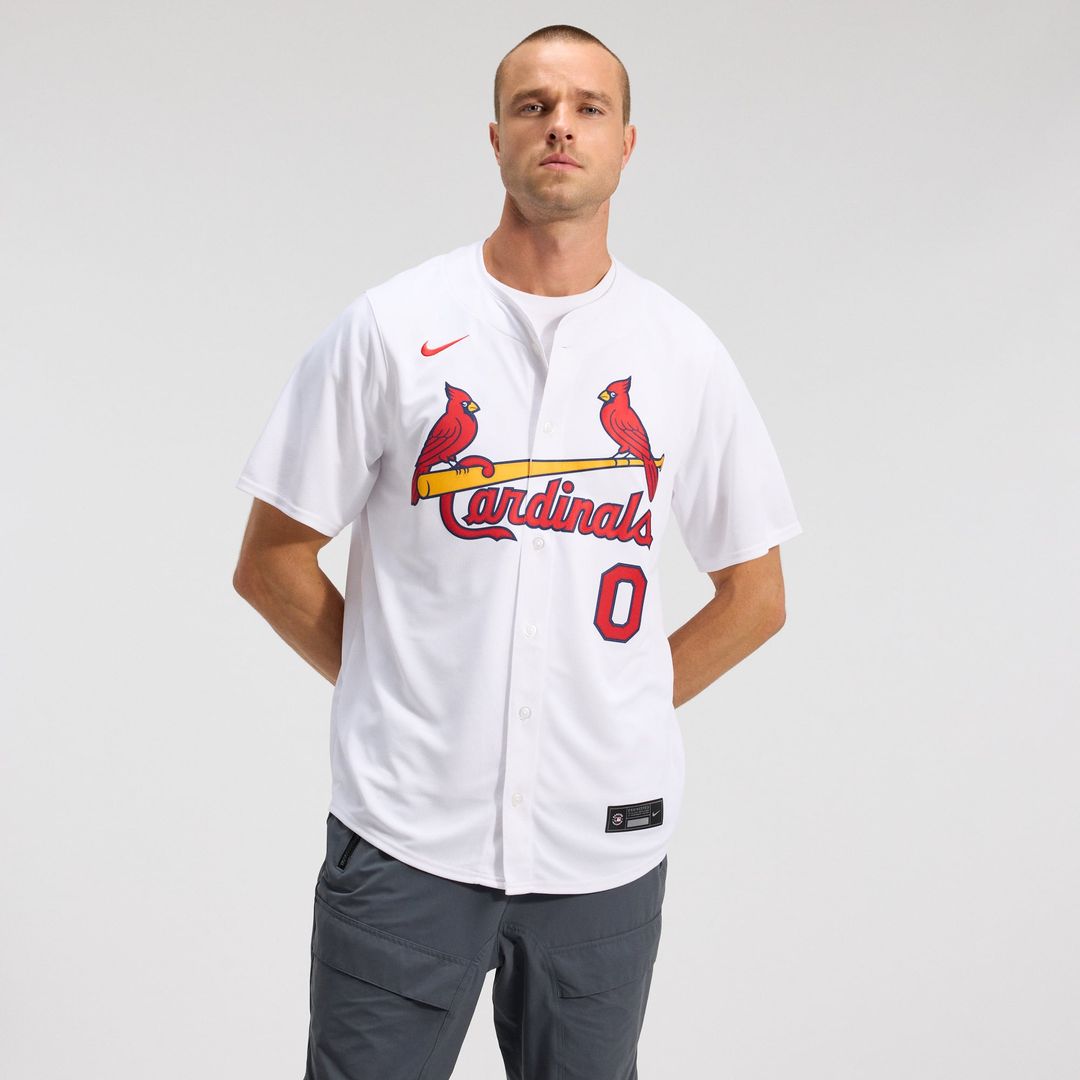 Men's St. Louis Cardinals Masyn Winn White Home Jersey