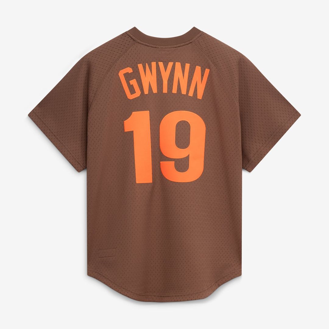 Men's San Diego Padres Tony Gwynn Brown Batting Practice Jersey