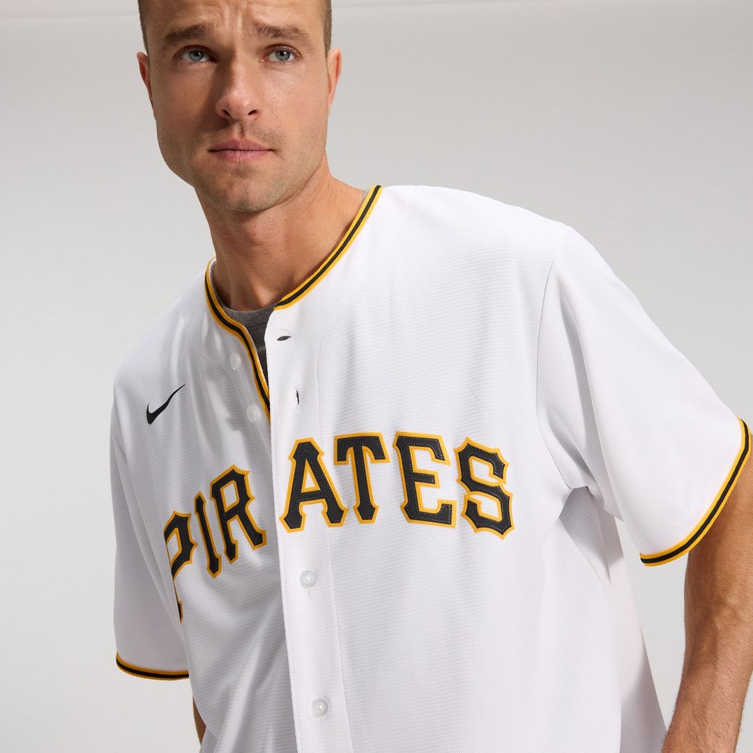 Men's Pittsburgh Pirates Paul Skenes White Home Replica Player Jersey