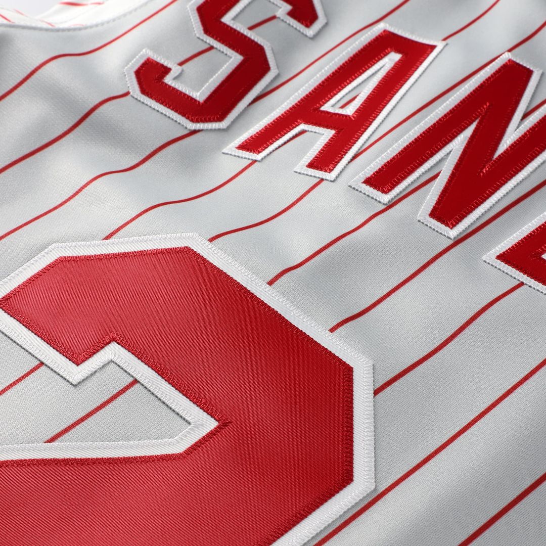 Men's Cincinnati Reds Deion Sanders Gray 1997 Jersey