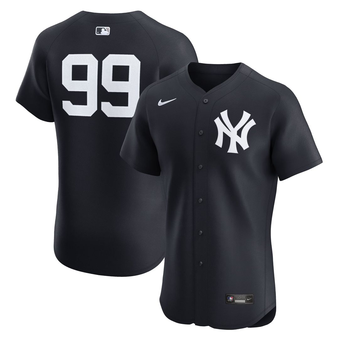 Men's New York Yankees Aaron Judge Navy Alternate 1 Elite Player Jersey