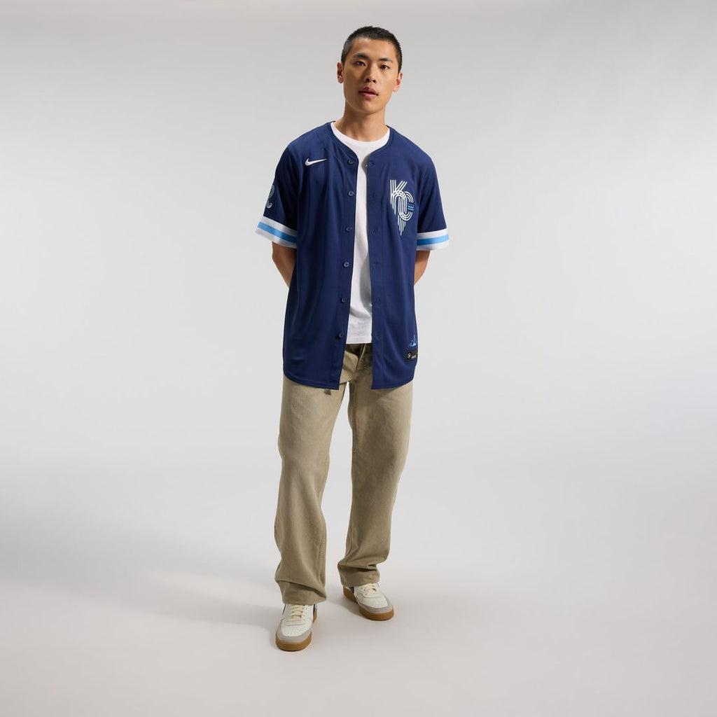 Men's Kansas City Royals Navy City Connect Jersey