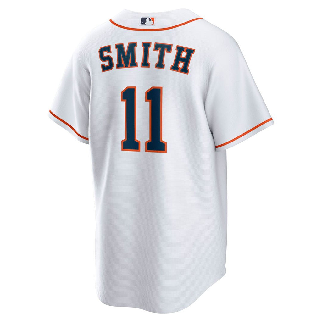 Men's Houston Astros Cam Smith White Home Replica Jersey