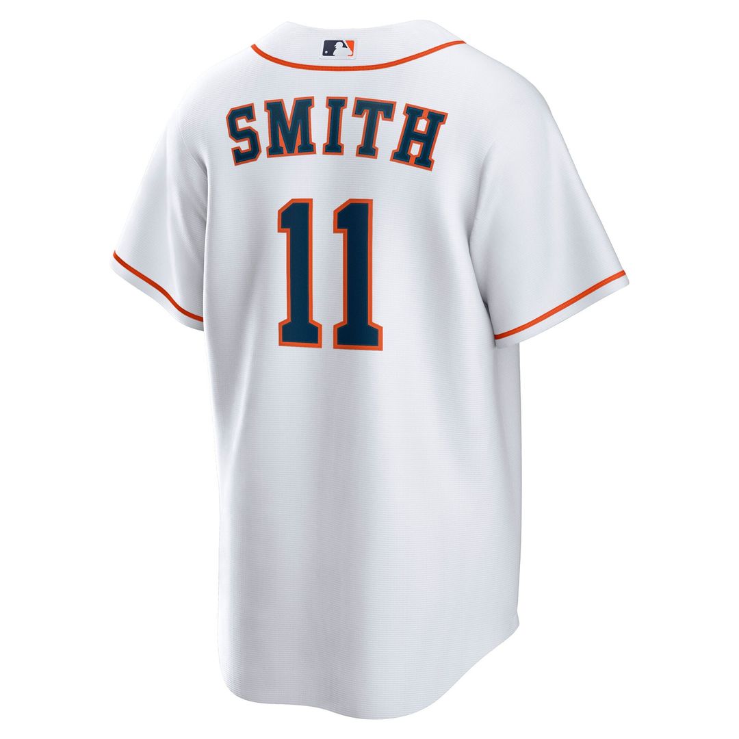 Men's Houston Astros Cam Smith White Home Replica Jersey