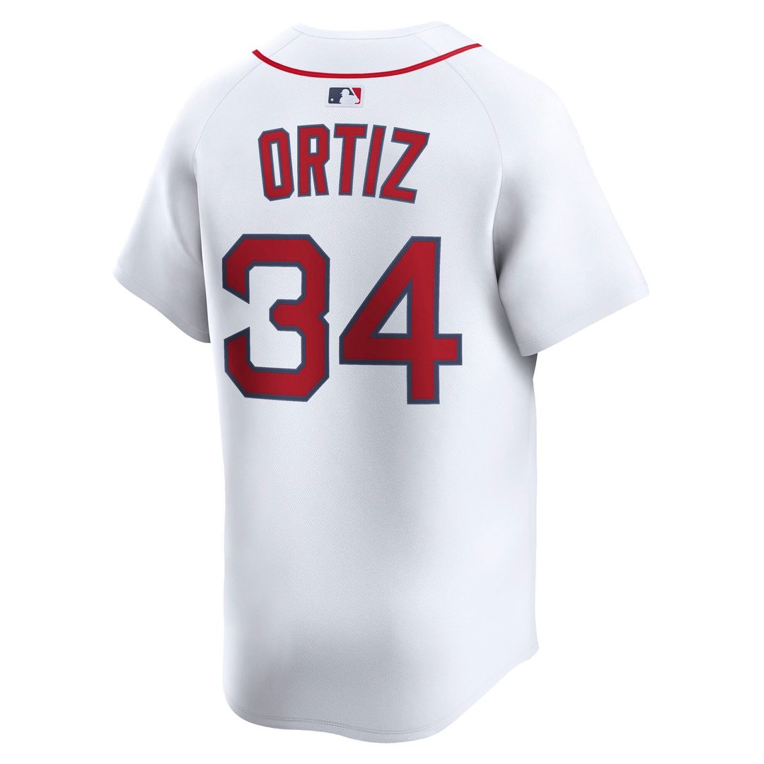 Men's Boston Red Sox David Ortiz White Home Jersey