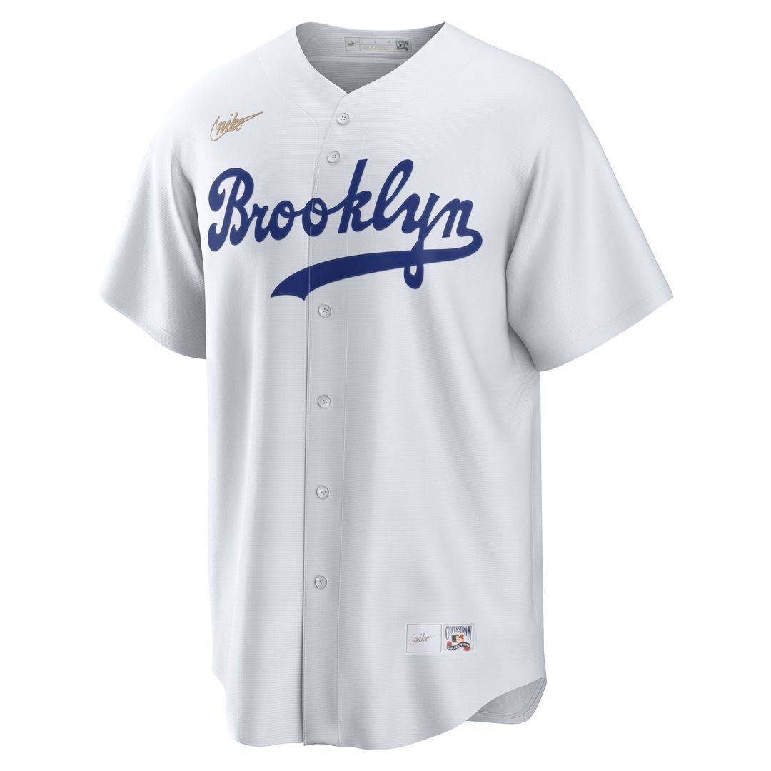 Men's Brooklyn Dodgers Jackie Robinson White Jackie Robinson Day Jersey