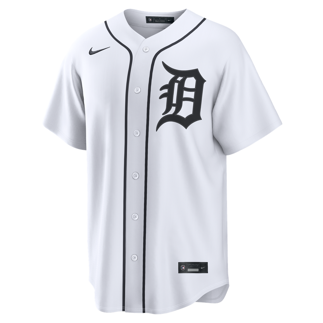 Men's Detroit Tigers Max Clark White Home Replica Jersey