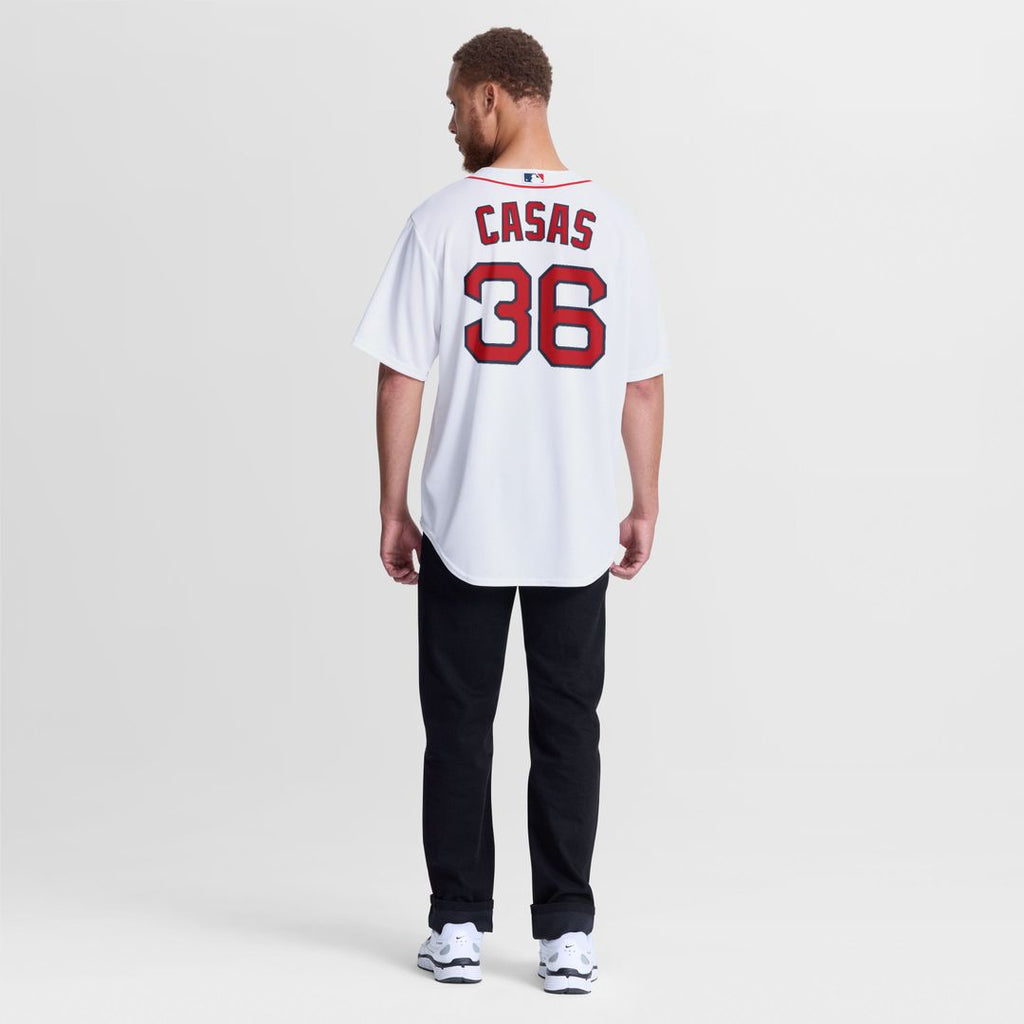 Men's Boston Red Sox Triston Casas White Home Replica Jersey