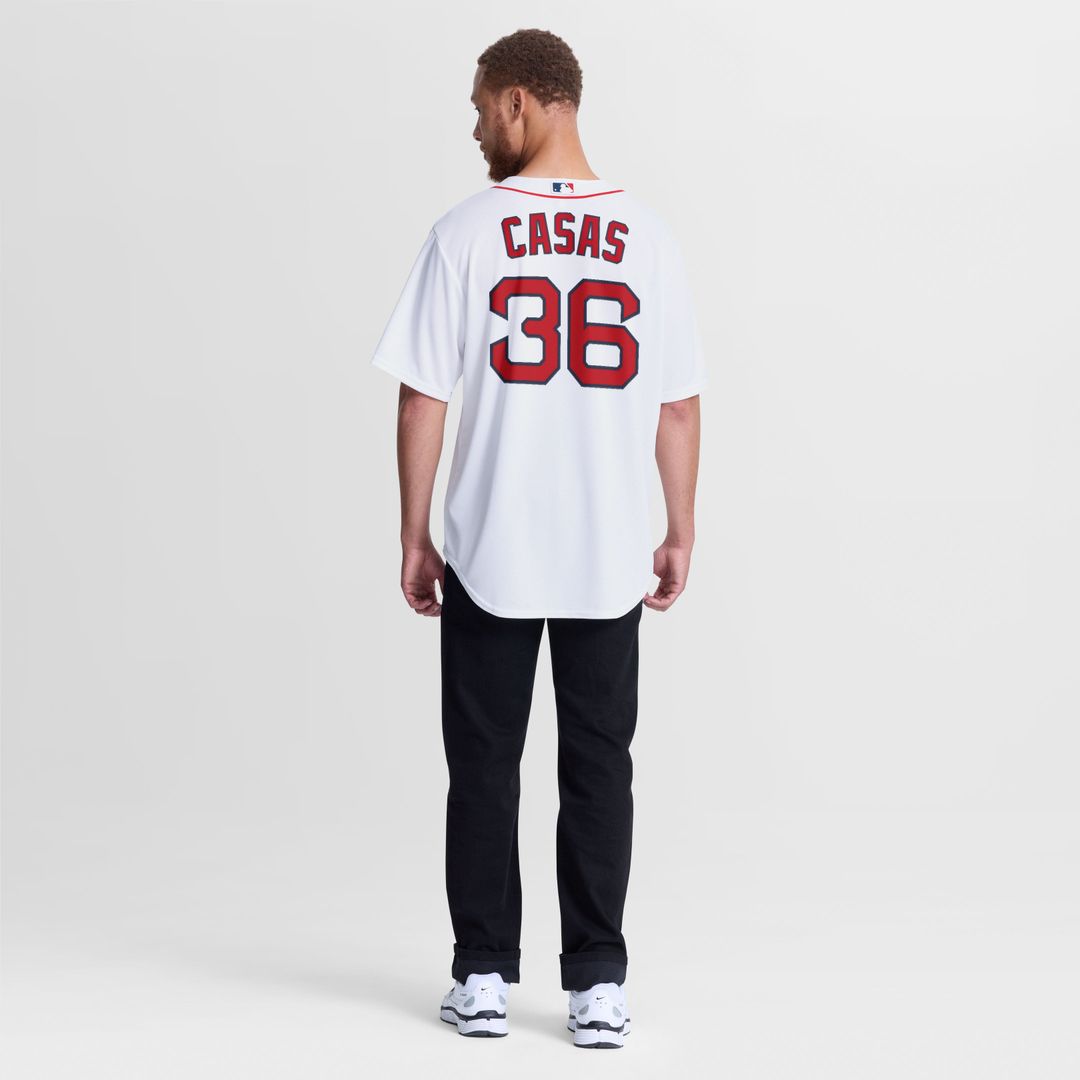Men's Boston Red Sox Triston Casas White Home Replica Jersey