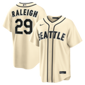 Men's Seattle Mariners Cal Raleigh Cream Alternate Replica Jersey