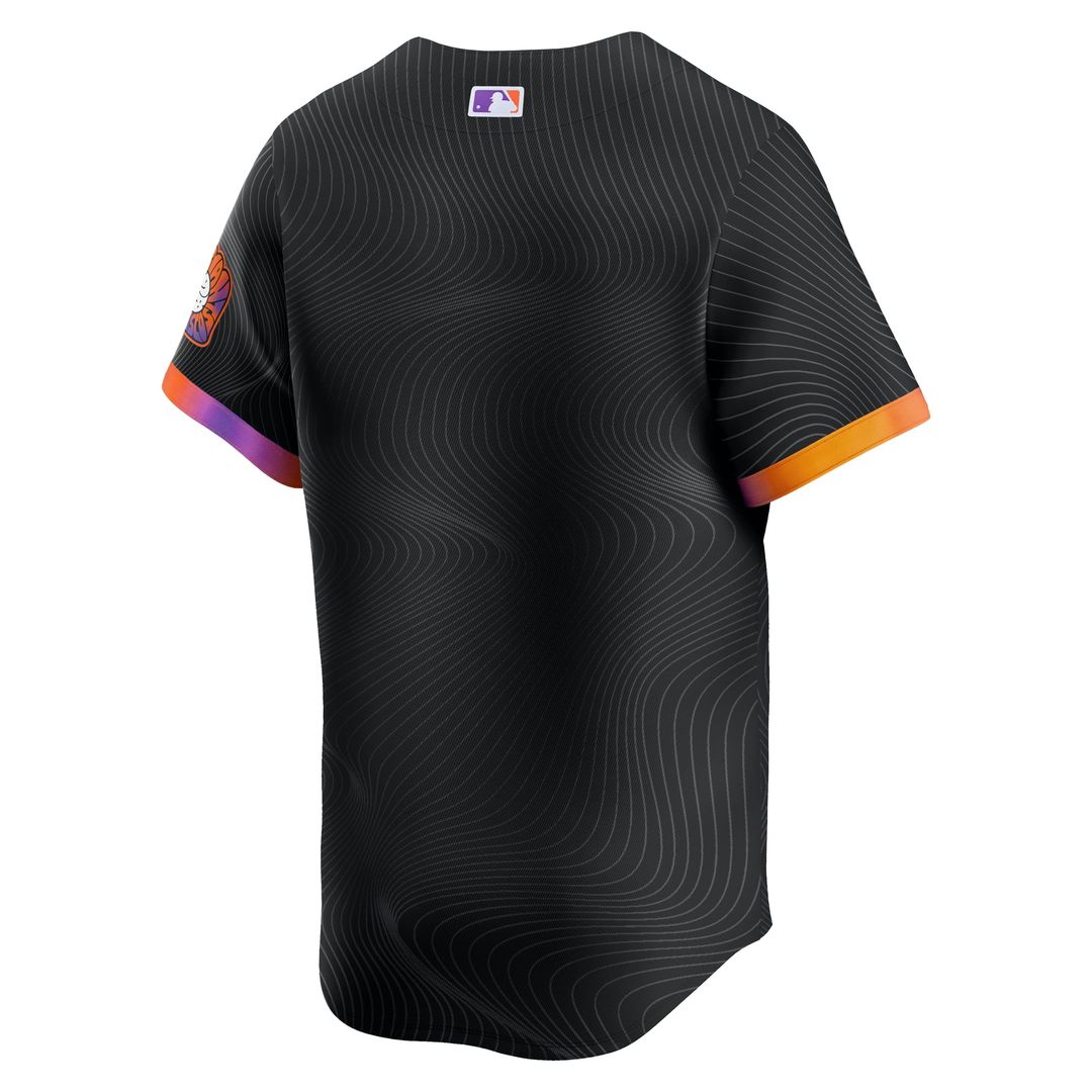 Men's San Francisco Giants Anthracite 2025 City Connect Jersey