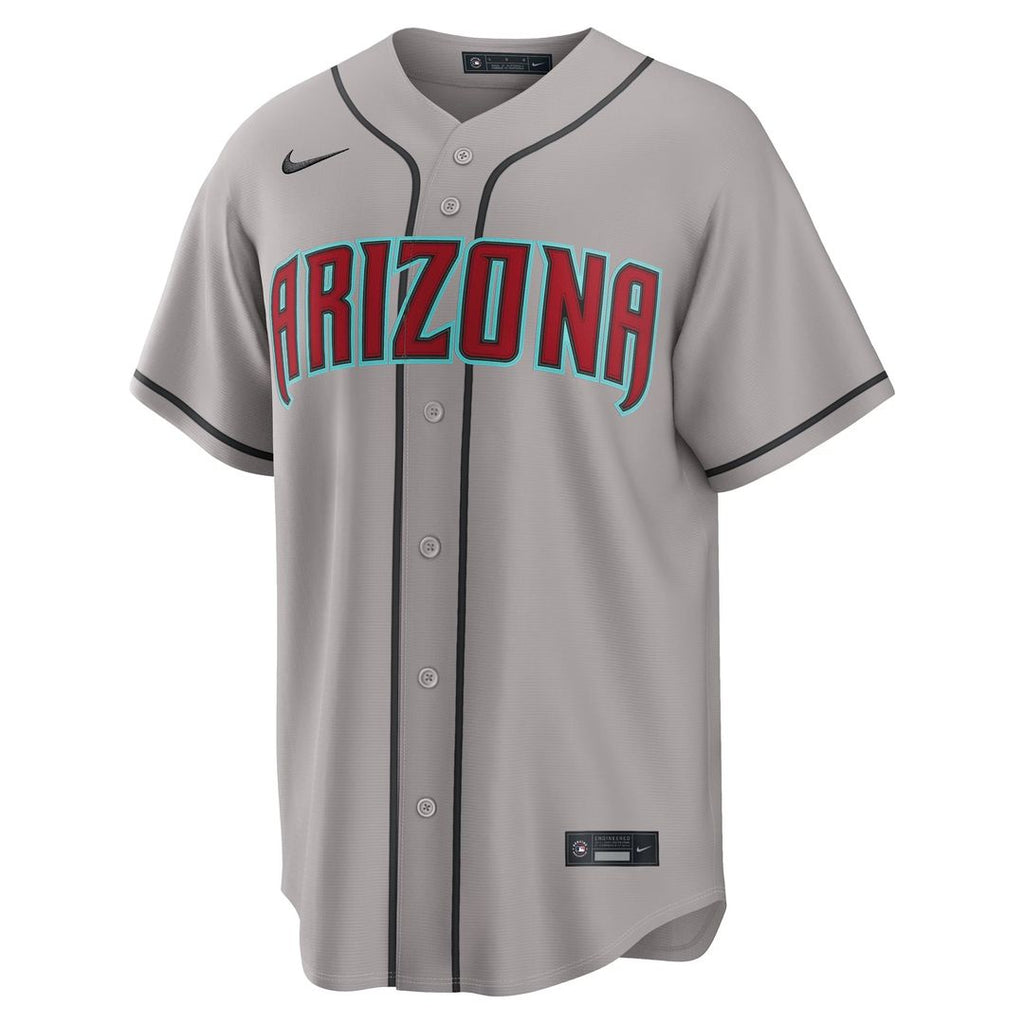Men's Arizona Diamondbacks Corbin Carroll Gray Road Replica Jersey