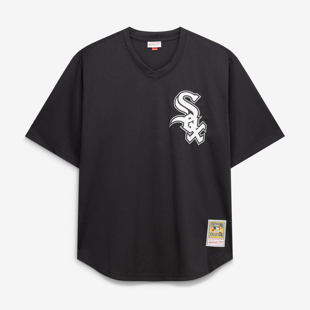 Men's Chicago White Sox Bo Jackson Black Big & Tall Mesh Batting Practice Jersey