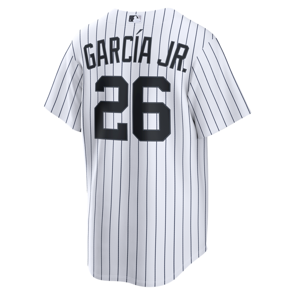 Men's New York Yankees Luis García Jr. White Home Replica Jersey