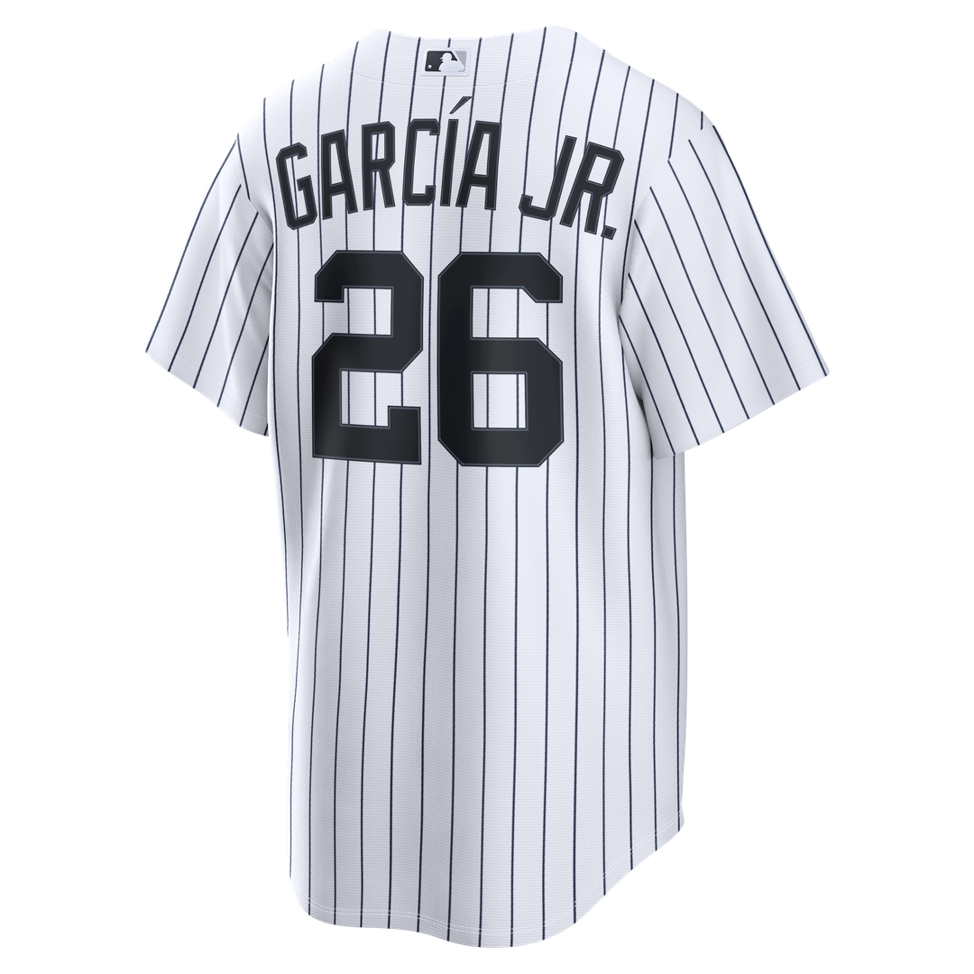 Men's New York Yankees Luis García Jr. White Home Replica Jersey