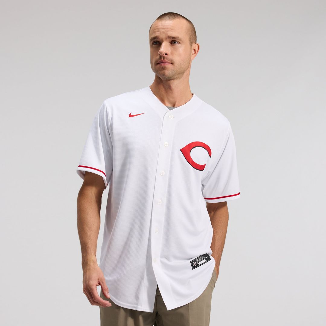 Men's Cincinnati Reds Elly De La Cruz White Alternate 2 Replica Jersey