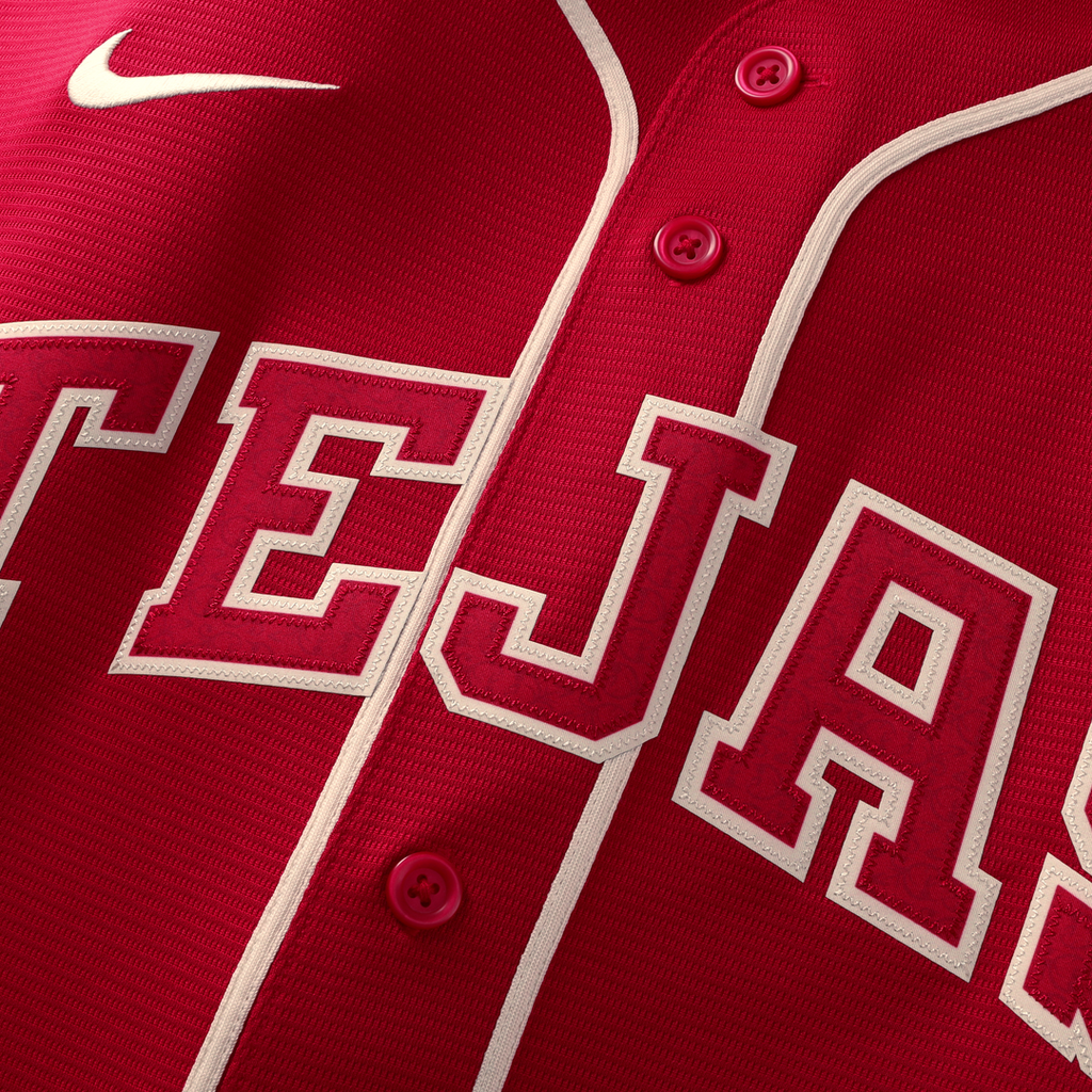 Men's Texas Rangers Red 2026 City Connect Stadium Jersey