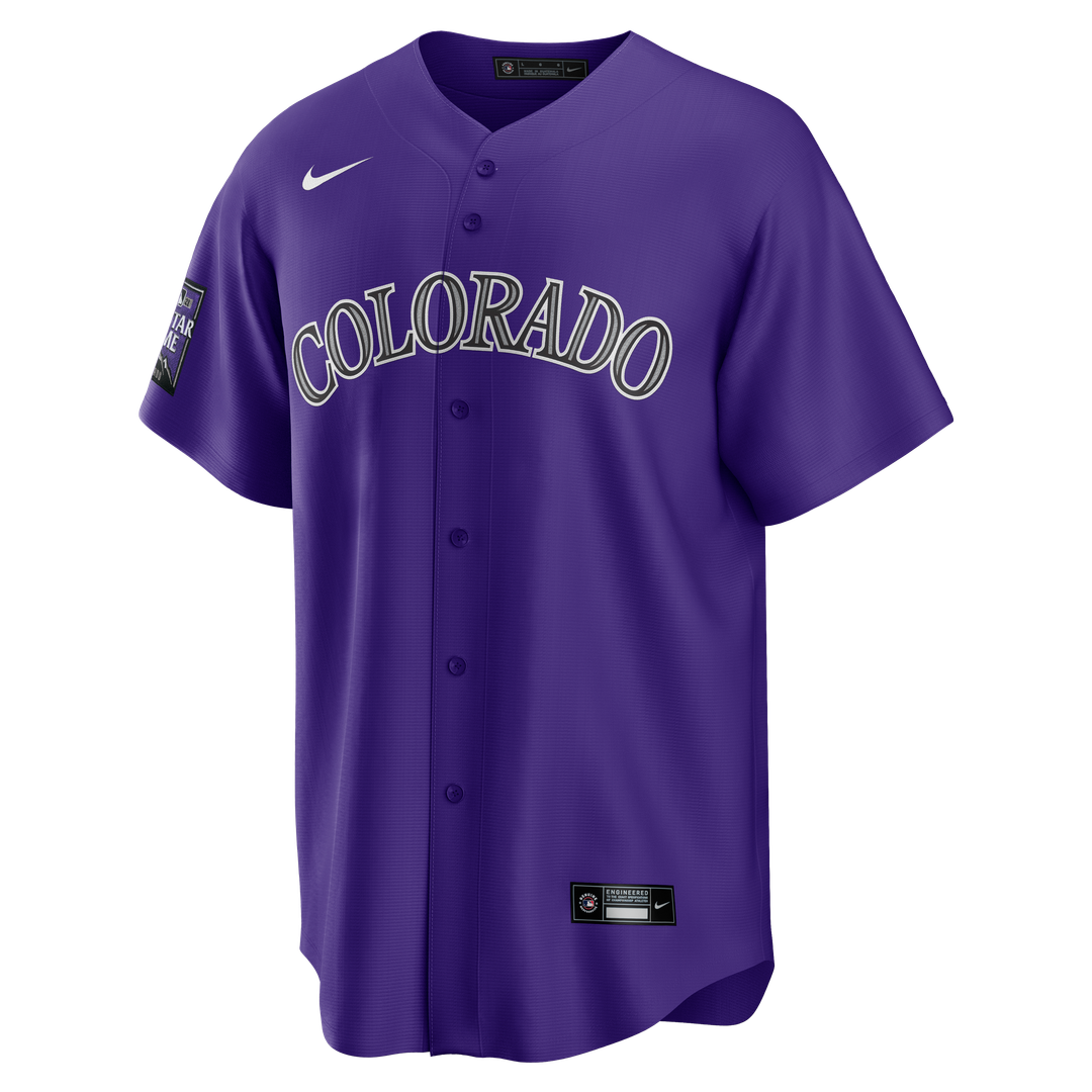 Men's Colorado Rockies Purple Alternate Replica Team Jersey