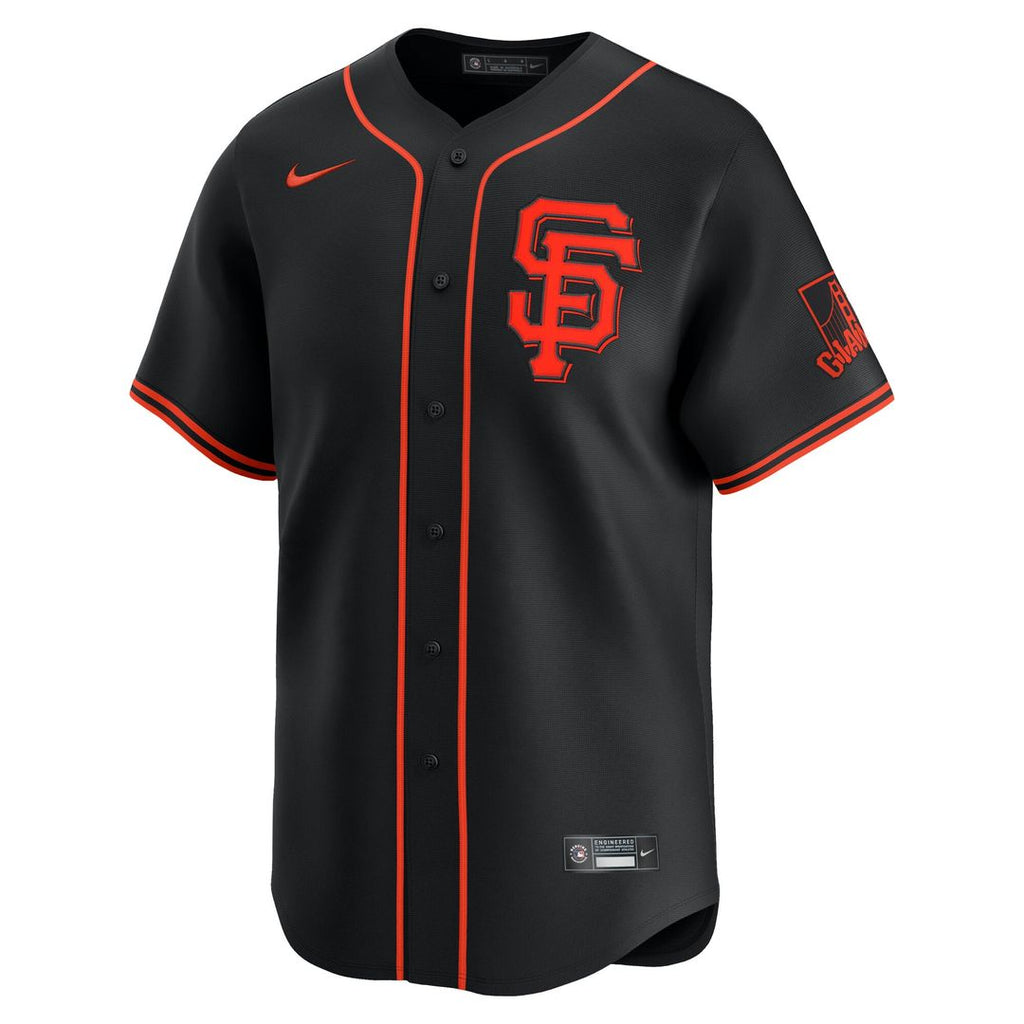 Men's San Francisco Giants Jung Hoo Lee Black Alternate Player Jersey