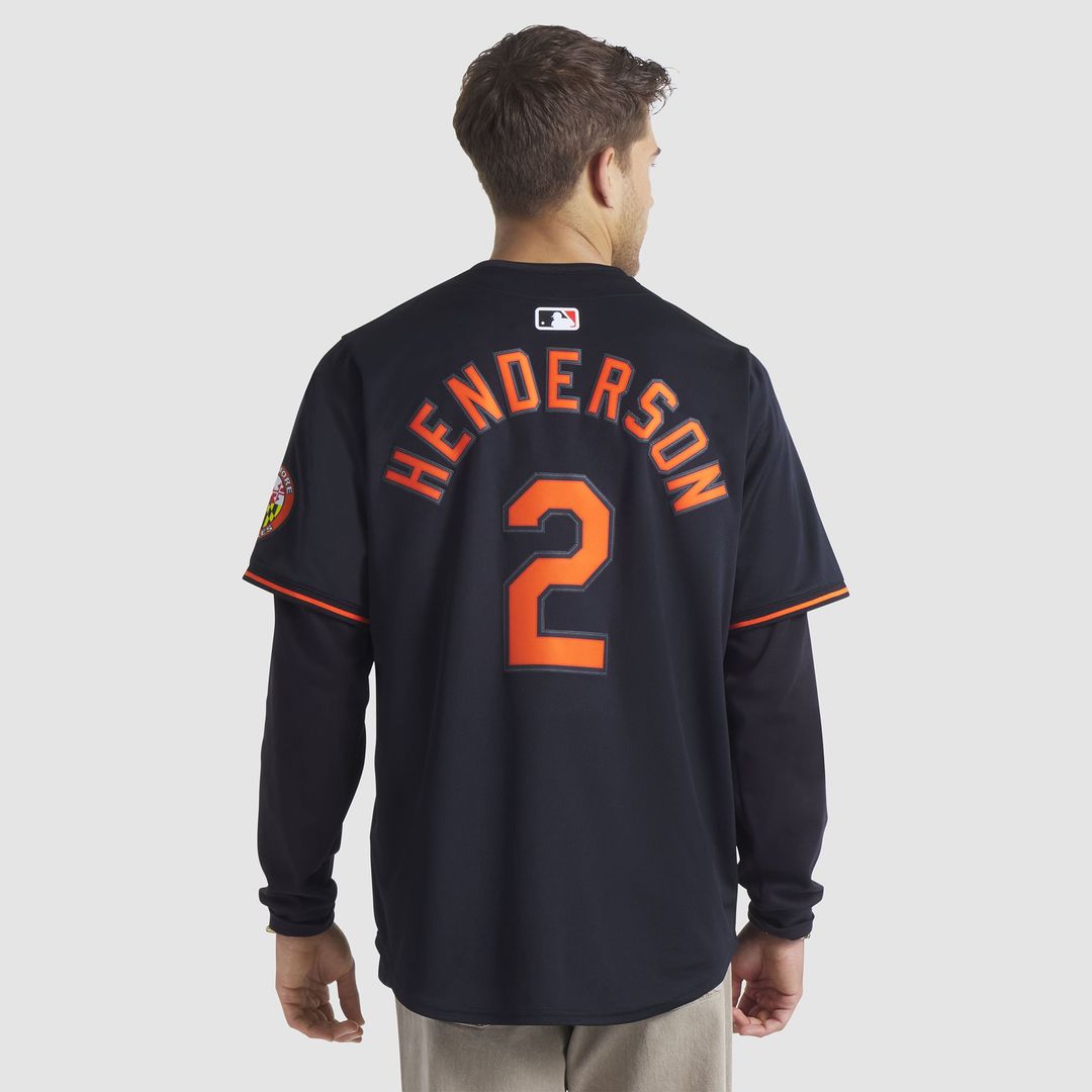 Men's Baltimore Orioles Gunnar Henderson White Home Player Jersey