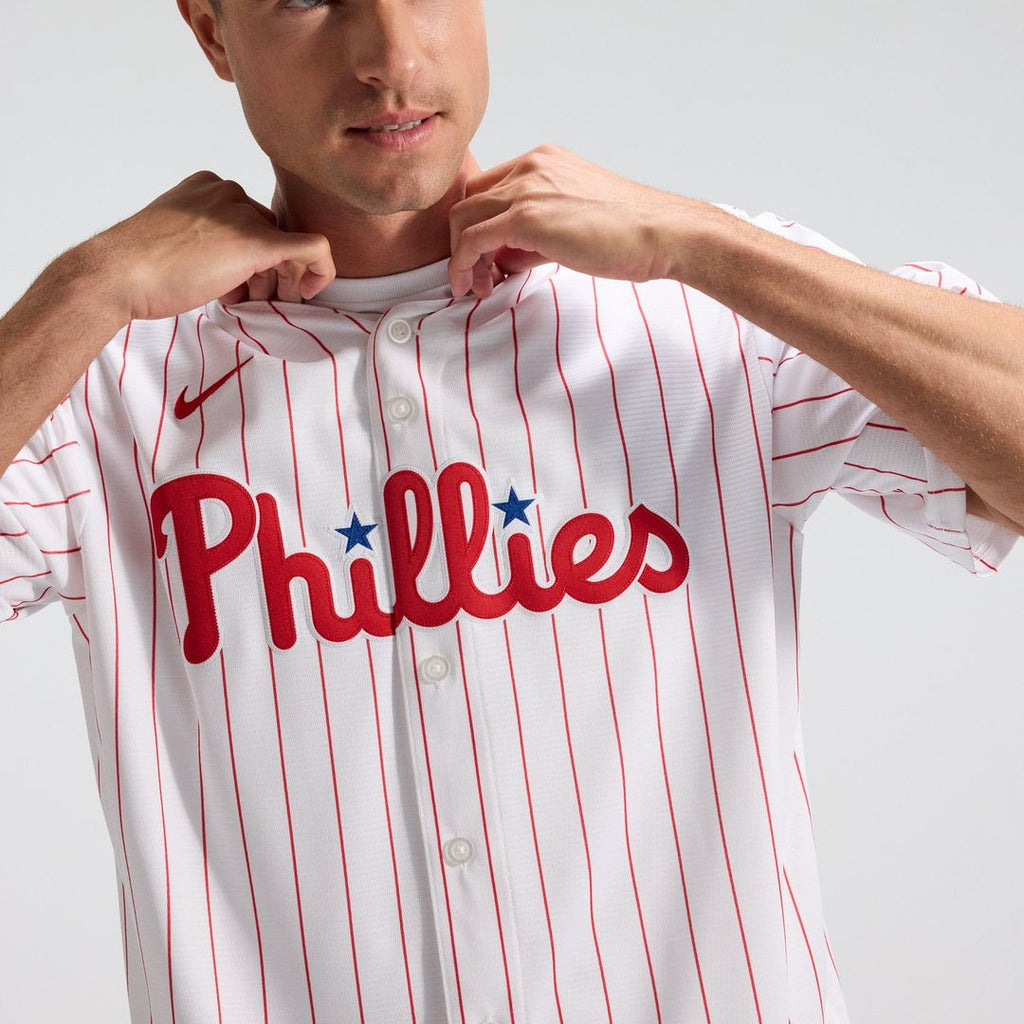 Men's Philadelphia Phillies White Home Replica Team Jersey