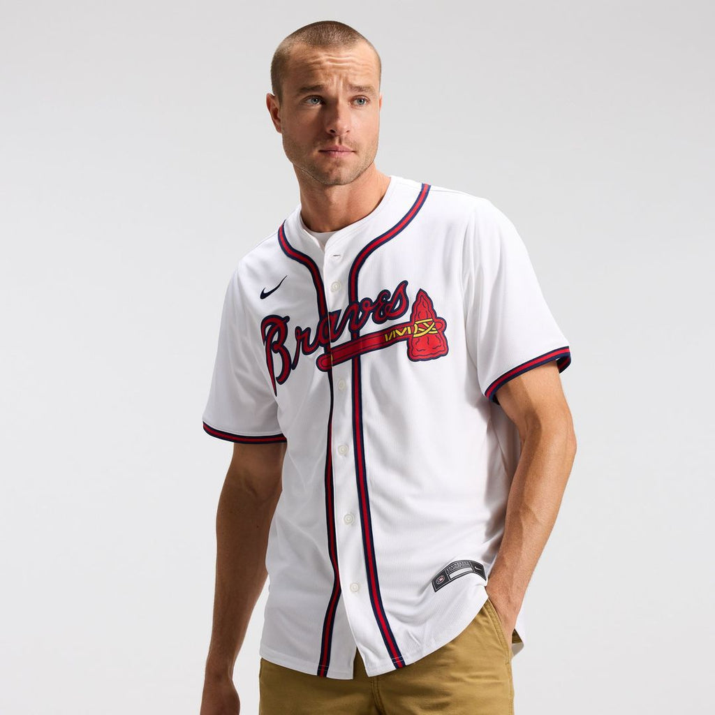 Men's Atlanta Braves White Home Jersey