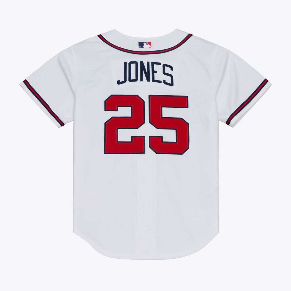 Men's Atlanta Braves Andruw Jones White 2005 Jersey