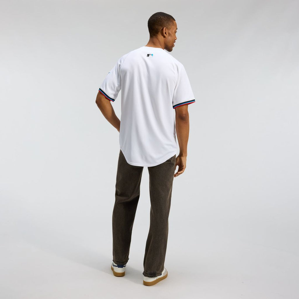 Men's Miami Marlins White Home Jersey