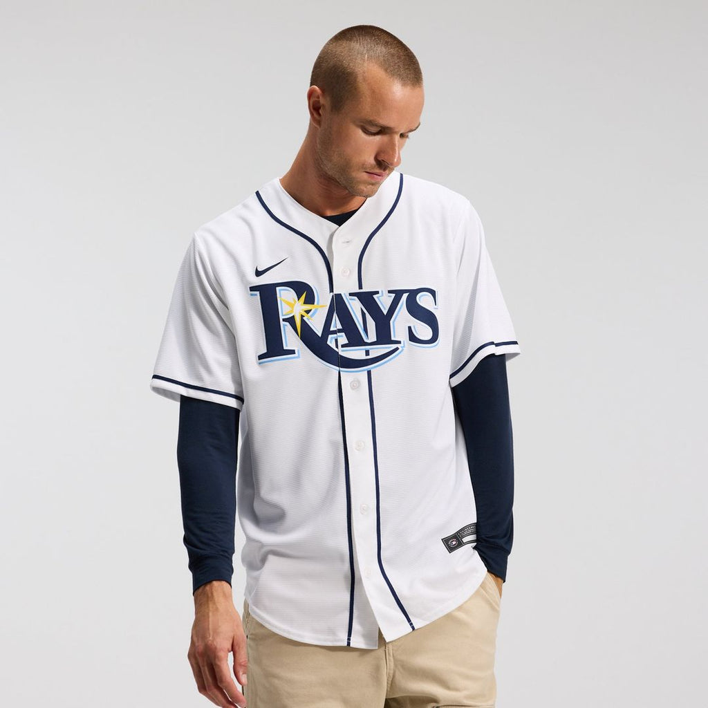 Men's Tampa Bay Rays Yandy Díaz White Home Replica Jersey