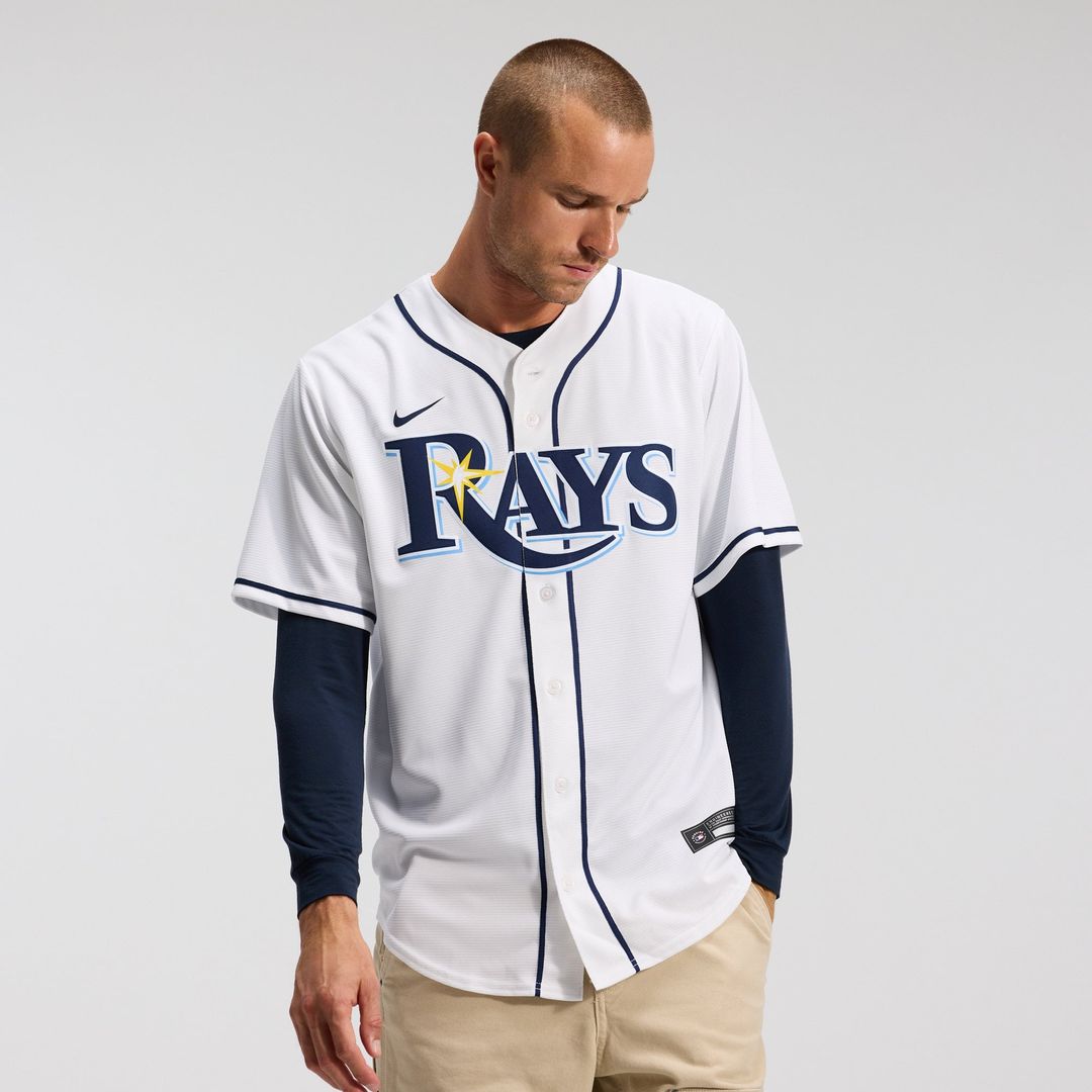 Men's Tampa Bay Rays Yandy Díaz White Home Replica Jersey