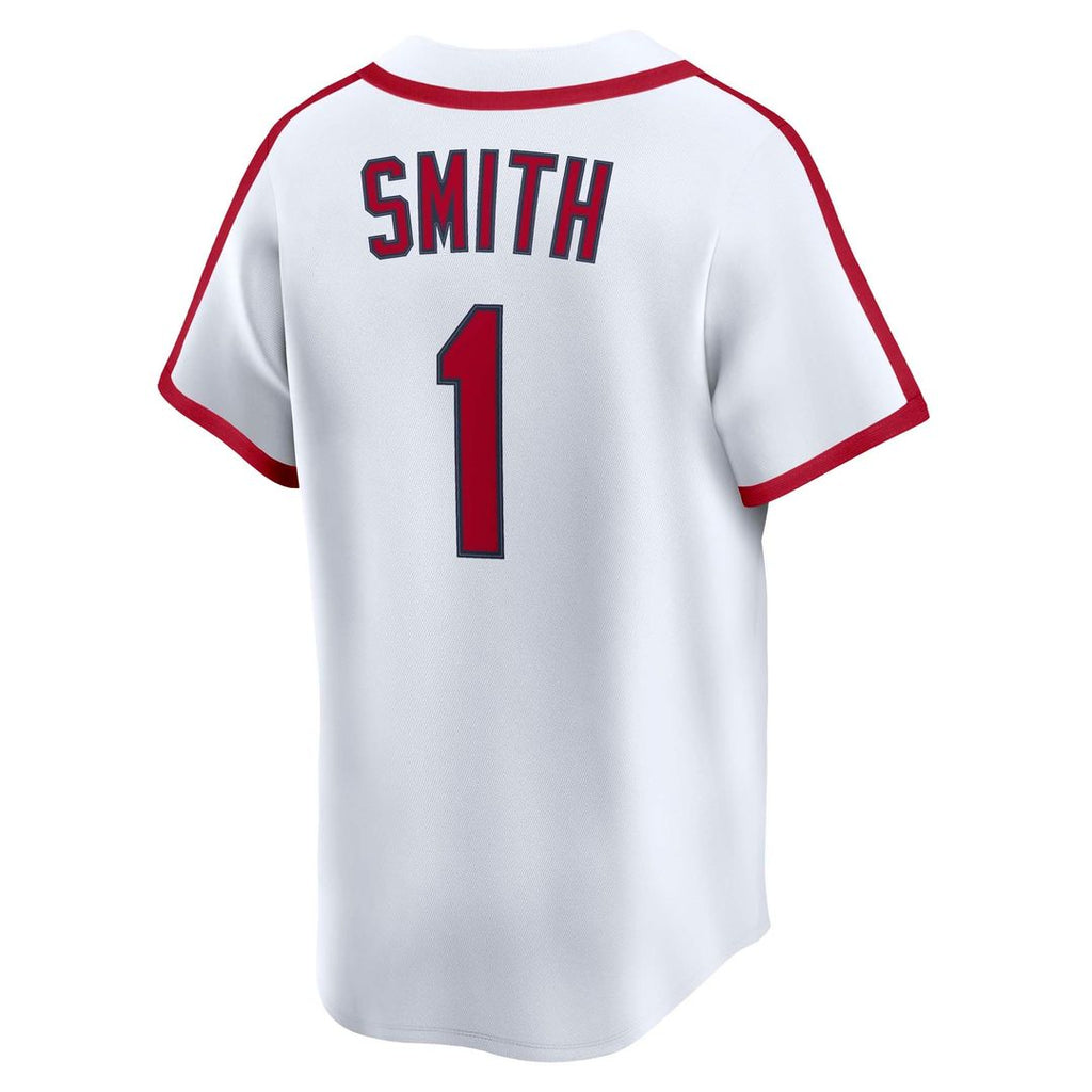 Men's St. Louis Cardinals Ozzie Smith White Throwback Jersey