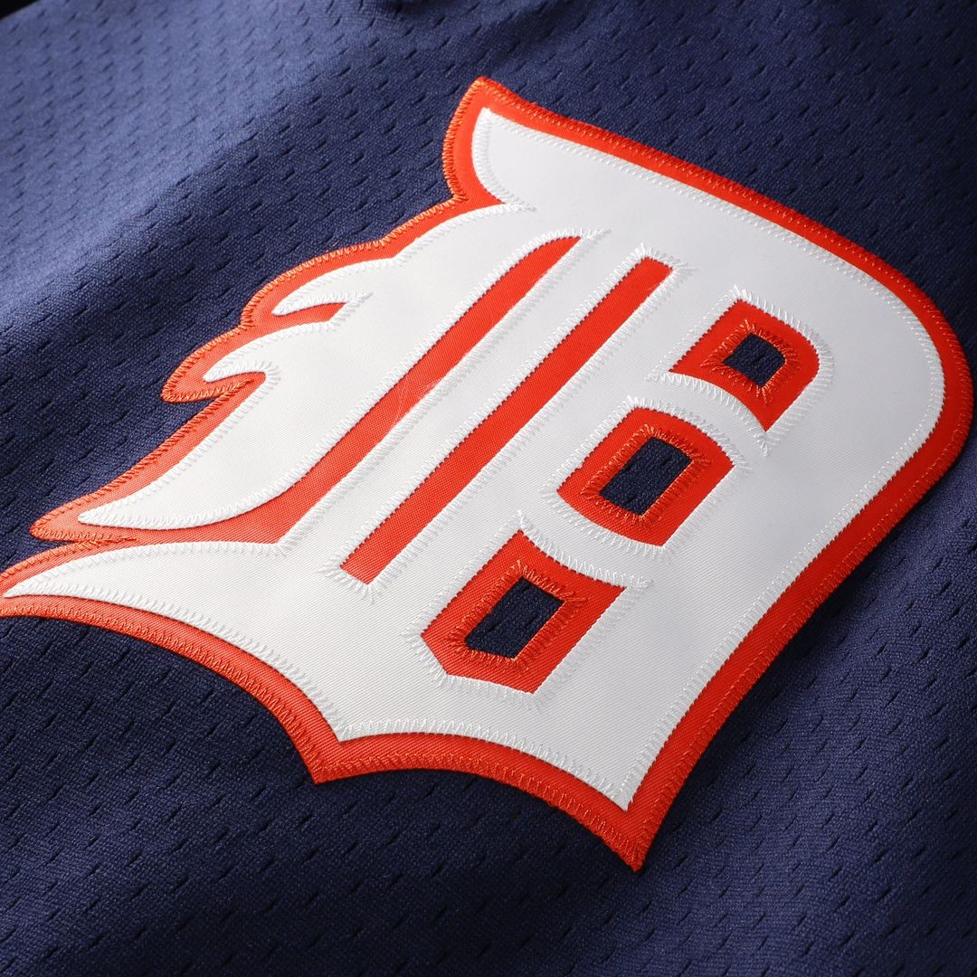 Men's Detroit Tigers Kirk Gibson Navy Batting Practice Jersey