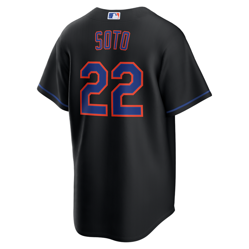 Men's New York Mets Juan Soto Black Alternate Replica Jersey