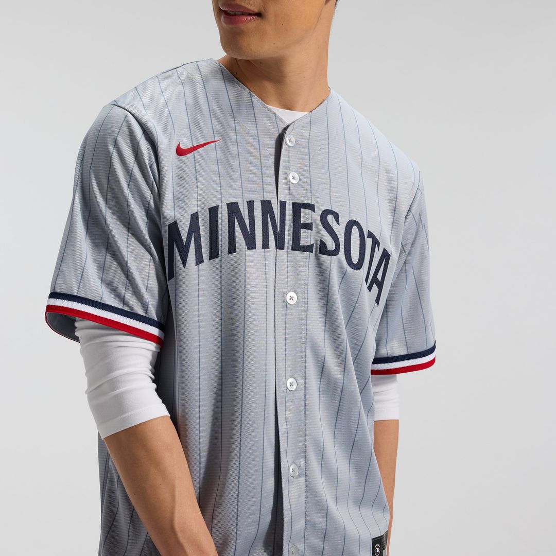 Men's Minnesota Twins White Home Replica Team Jersey