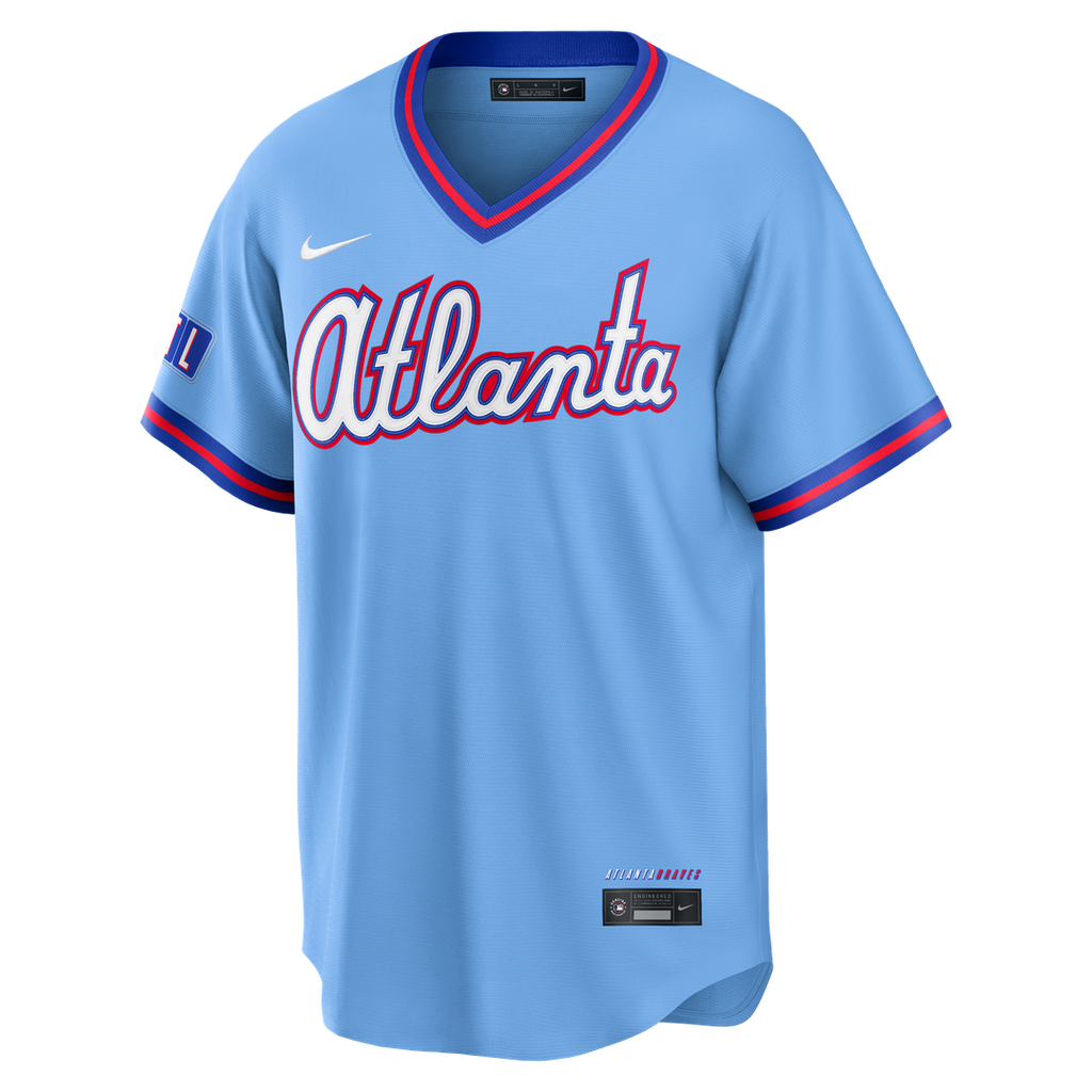 Men's Atlanta Braves Powder Blue 2026 City Connect Stadium Jersey