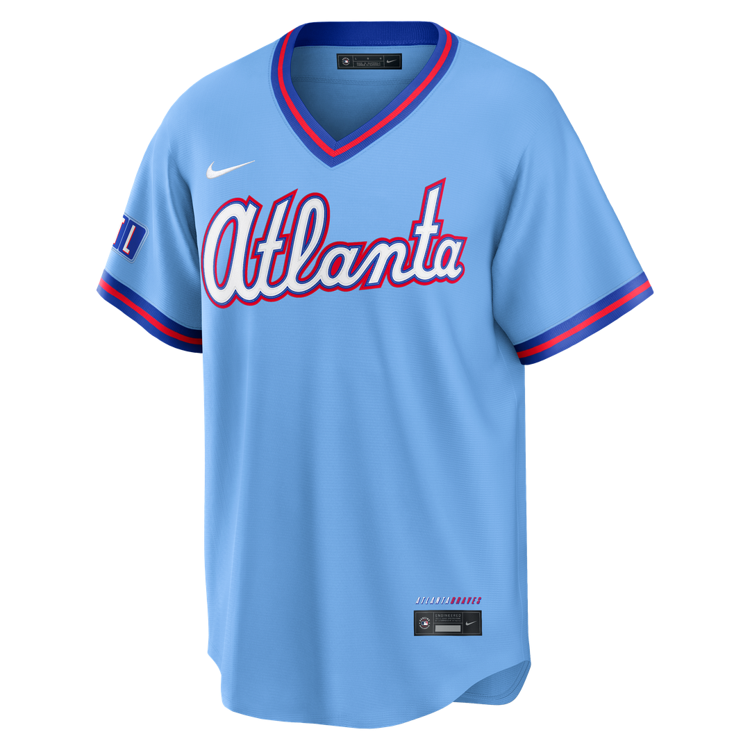 Men's Atlanta Braves Powder Blue 2026 City Connect Stadium Jersey