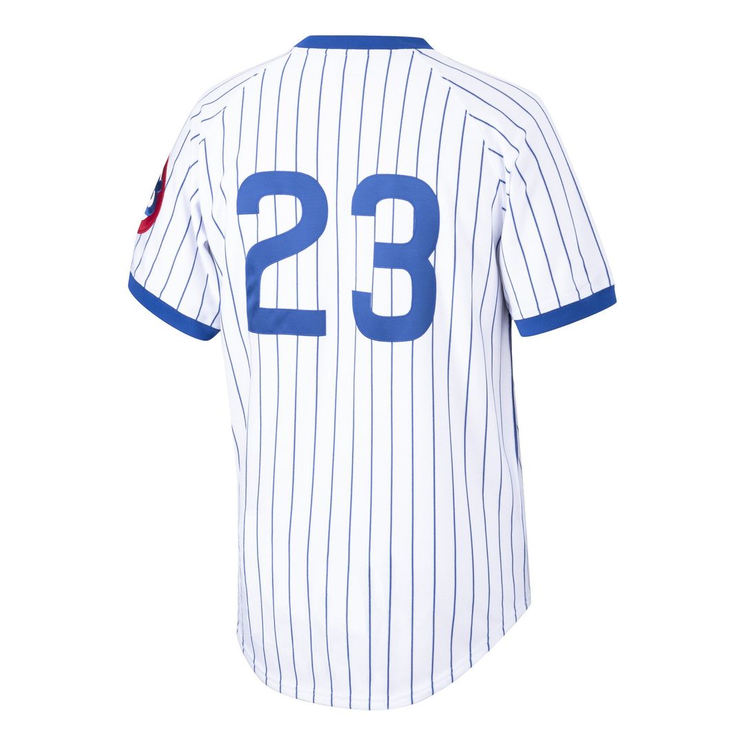 Men's Chicago Cubs Ryne Sandberg White 1987 Player Jersey