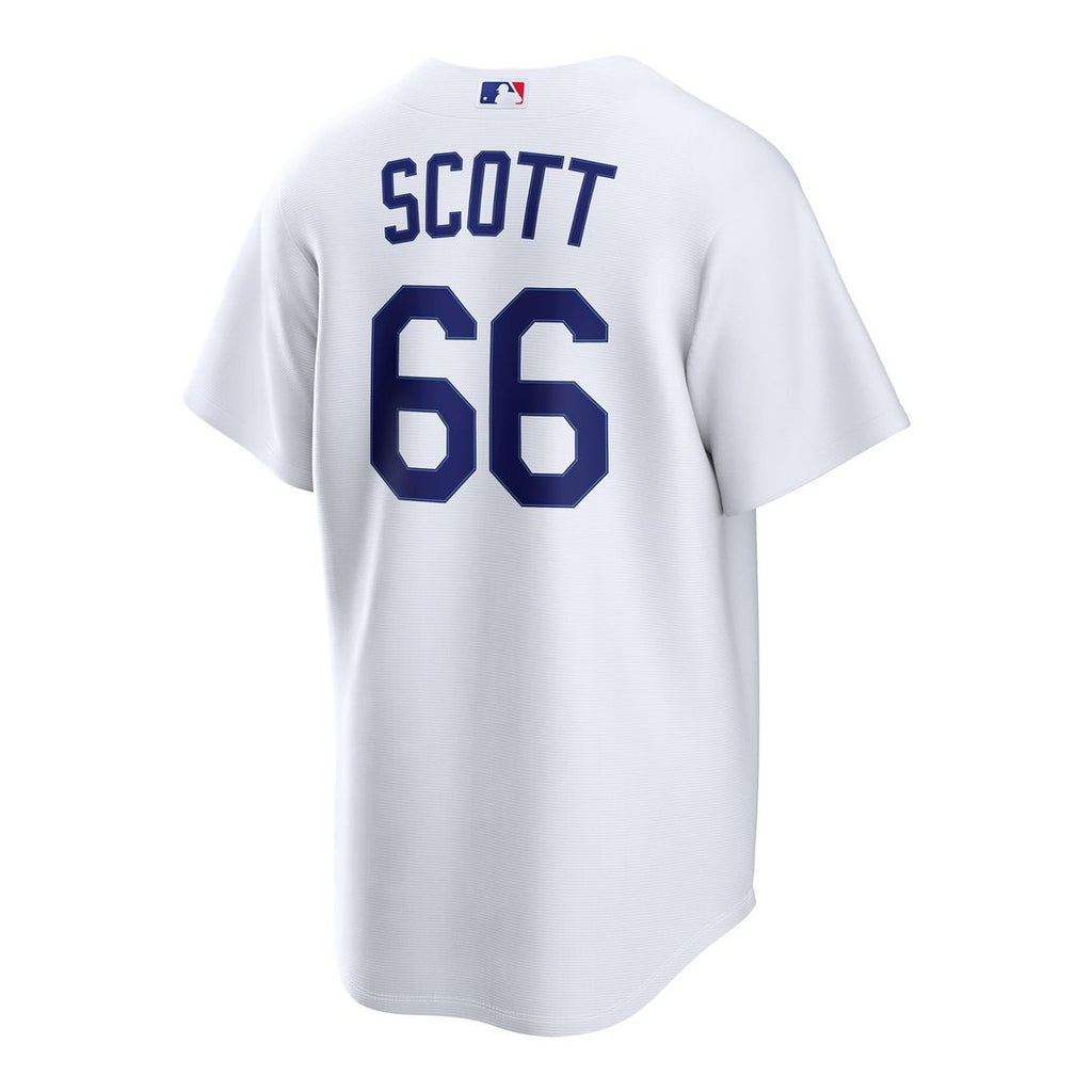 Men's Los Angeles Dodgers Tanner Scott White Home Replica Jersey