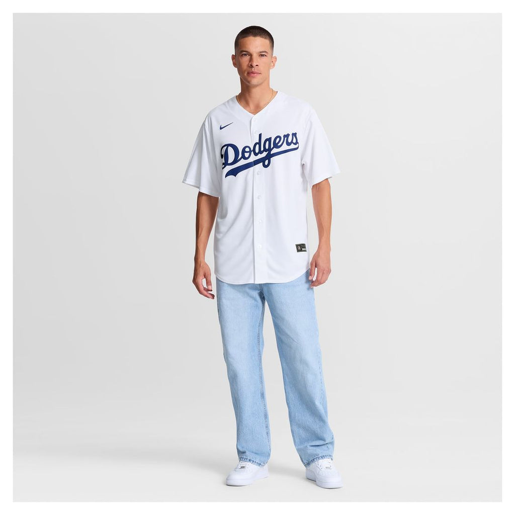 Men's Los Angeles Dodgers Tanner Scott White Home Replica Jersey