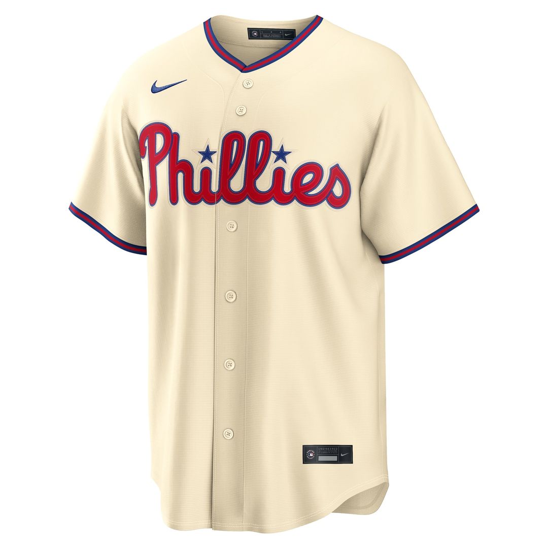 Men's Philadelphia Phillies Bryce Harper Gray Road Replica Jersey