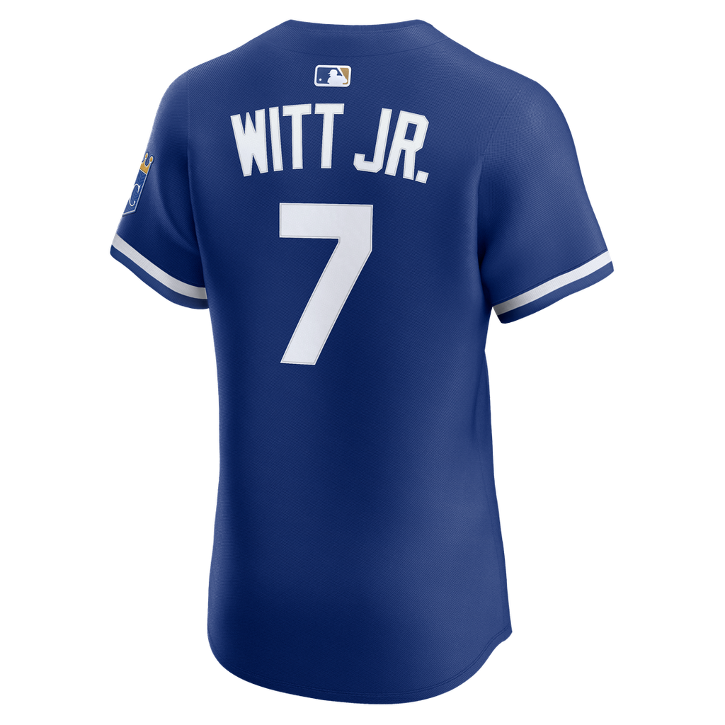 Men's Kansas City Royals Bobby Witt Jr. Royal Alternate 2 Elite Player Jersey