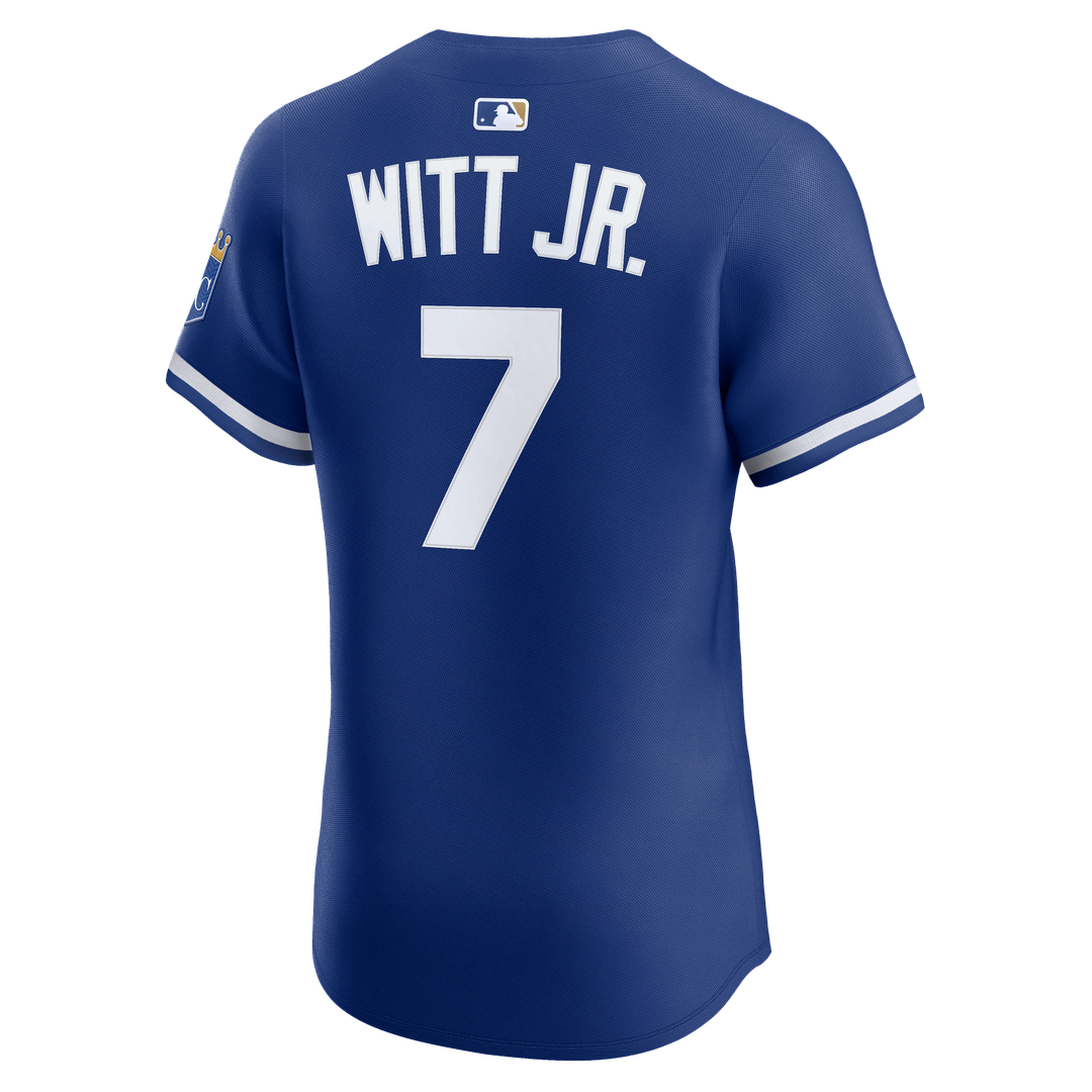 Men's Kansas City Royals Bobby Witt Jr. Royal Alternate 2 Elite Player Jersey