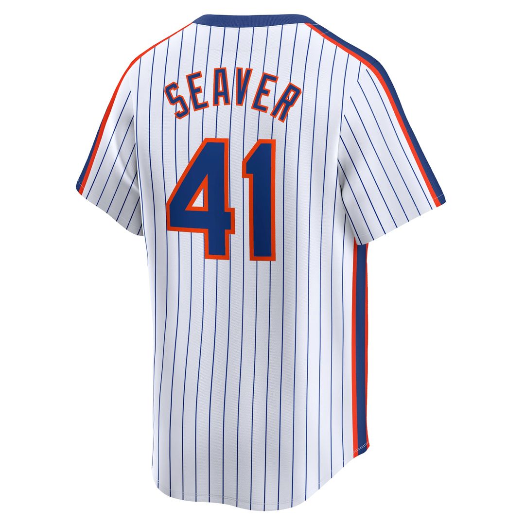 Men's New York Mets Tom Seaver White Throwback Jersey