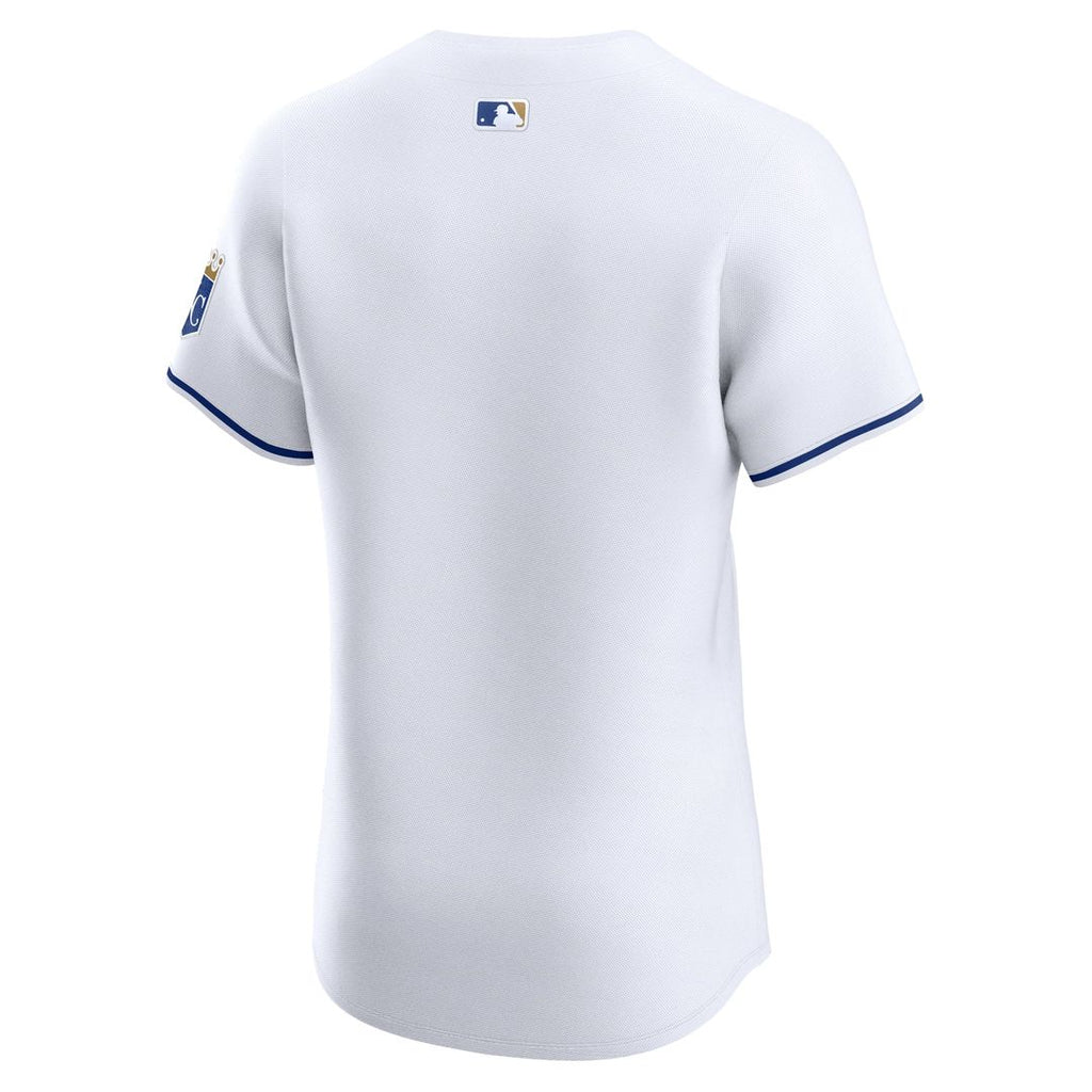 Men's Kansas City Royals Gray Road Premier Elite Patch Jersey