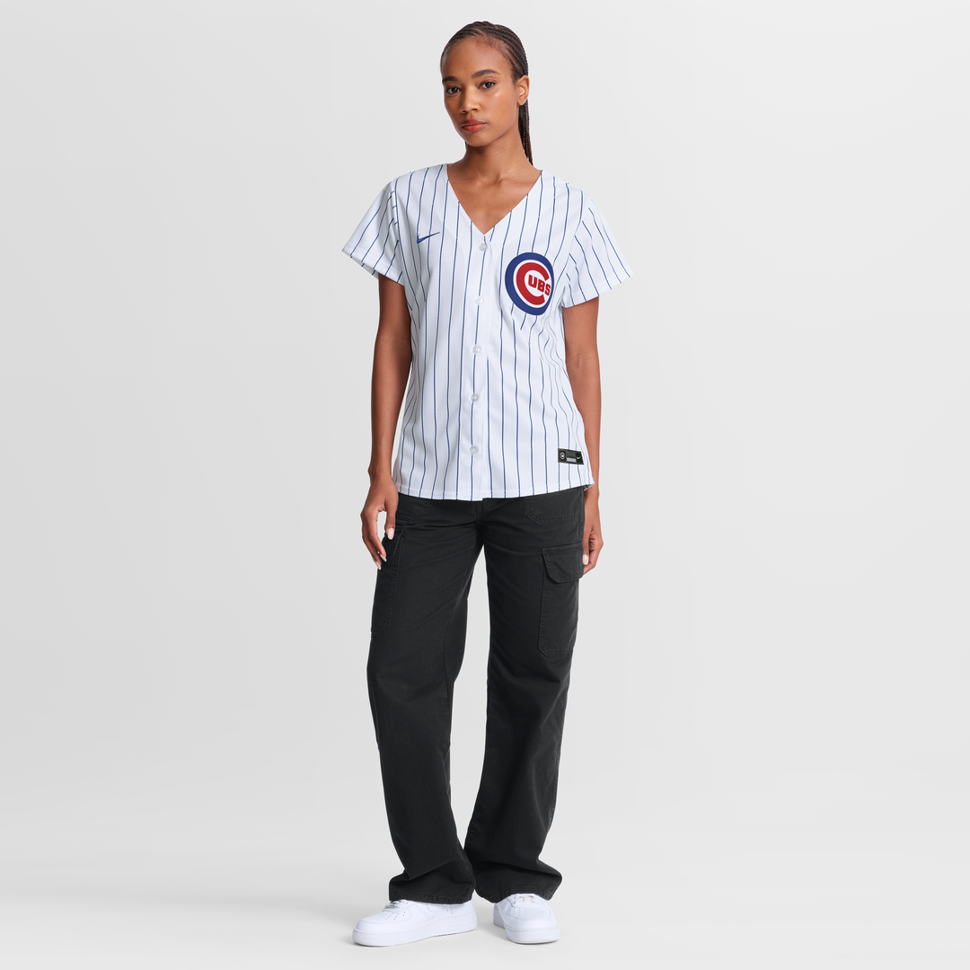 Women's Chicago Cubs Moisés Ballesteros White Home Replica Jersey