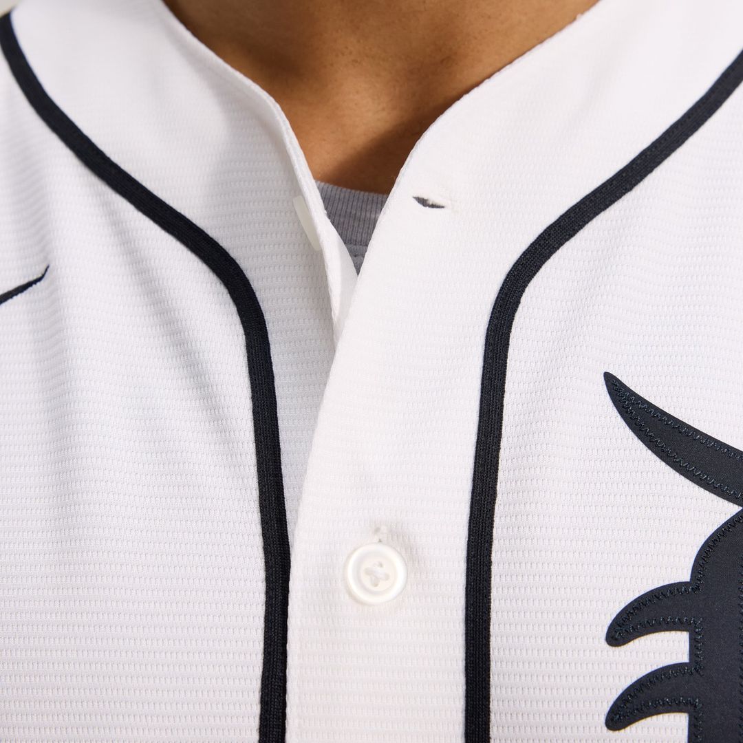 Men's Detroit Tigers White Home Replica Jersey