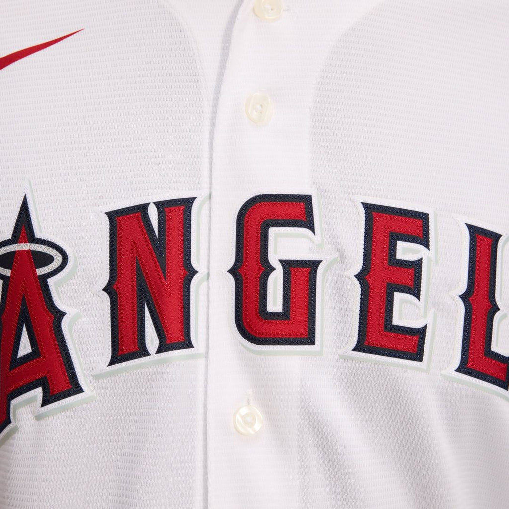 Men's Los Angeles Angels White Home Replica Team Jersey