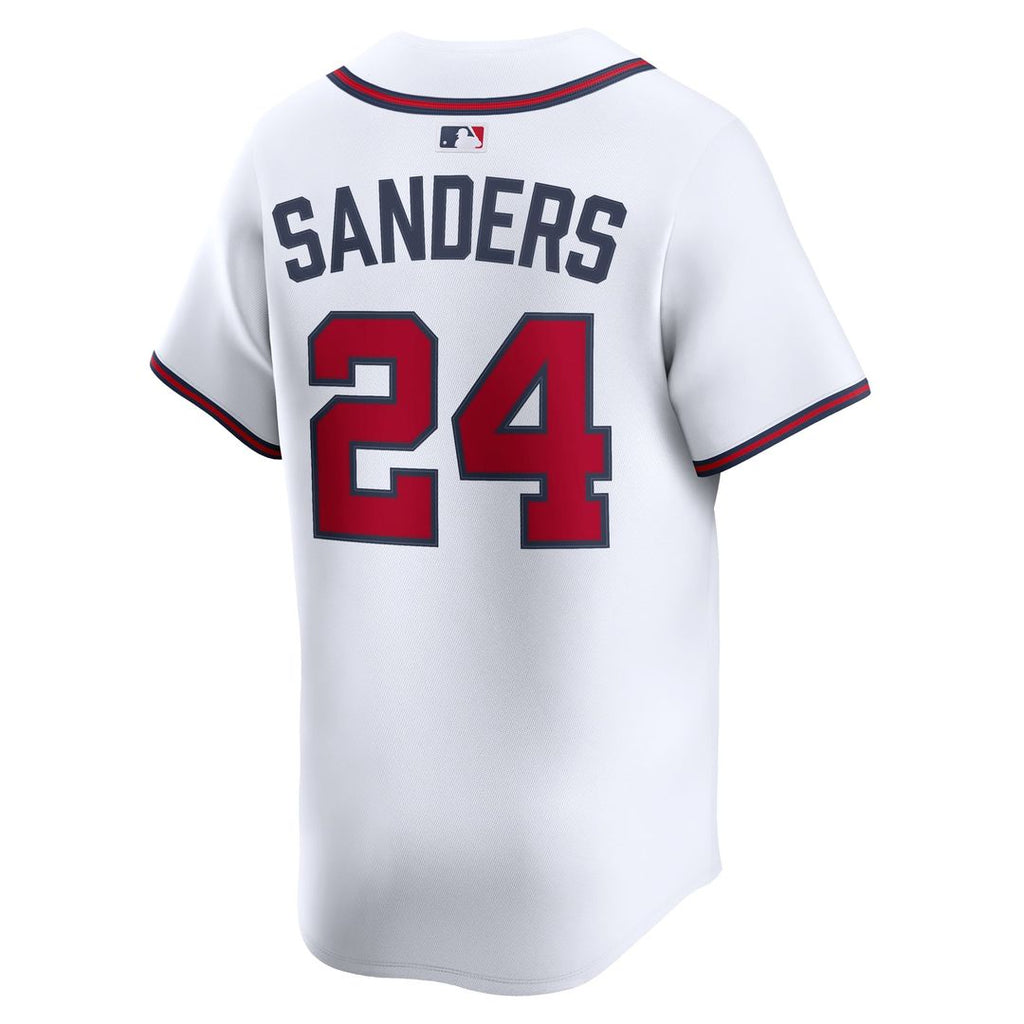 Men's Atlanta Braves Deion Sanders White Player Jersey