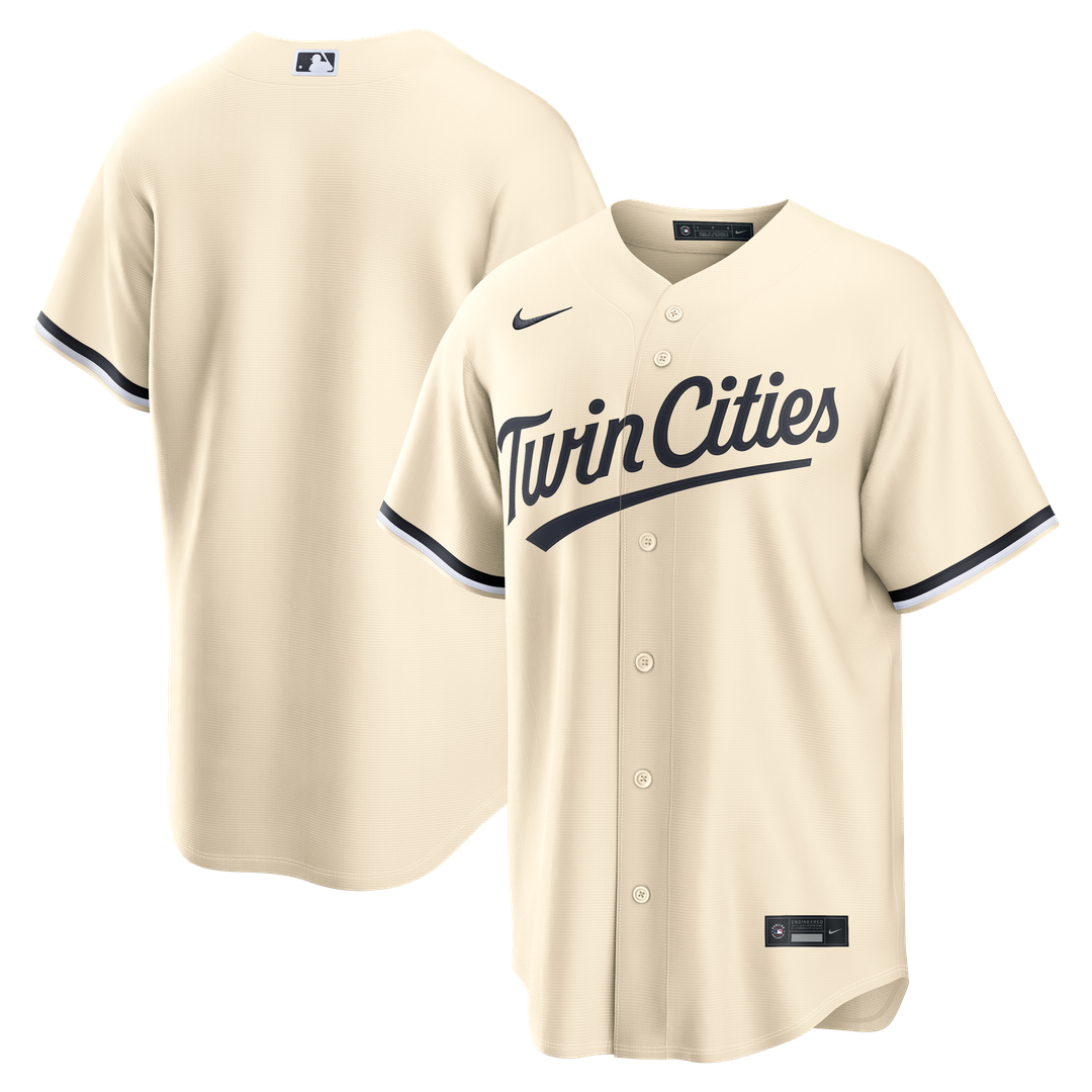 Men's Minnesota Twins Cream Alternate Replica Jersey